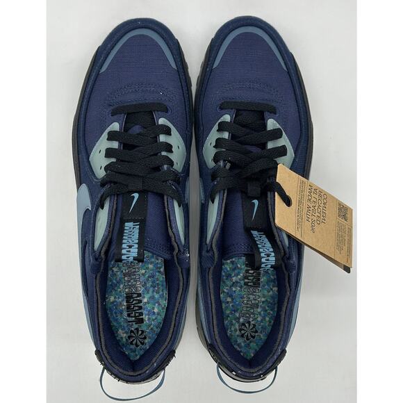 NEW Nike Air Max Terrascape 90 Midnight Navy Noise Aqua DV7413-400 Men's Sz 7.5 - Picture 5 of 7